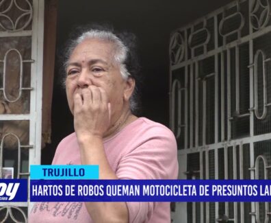 Hartos de robos queman motocicleta de presuntos ladrones