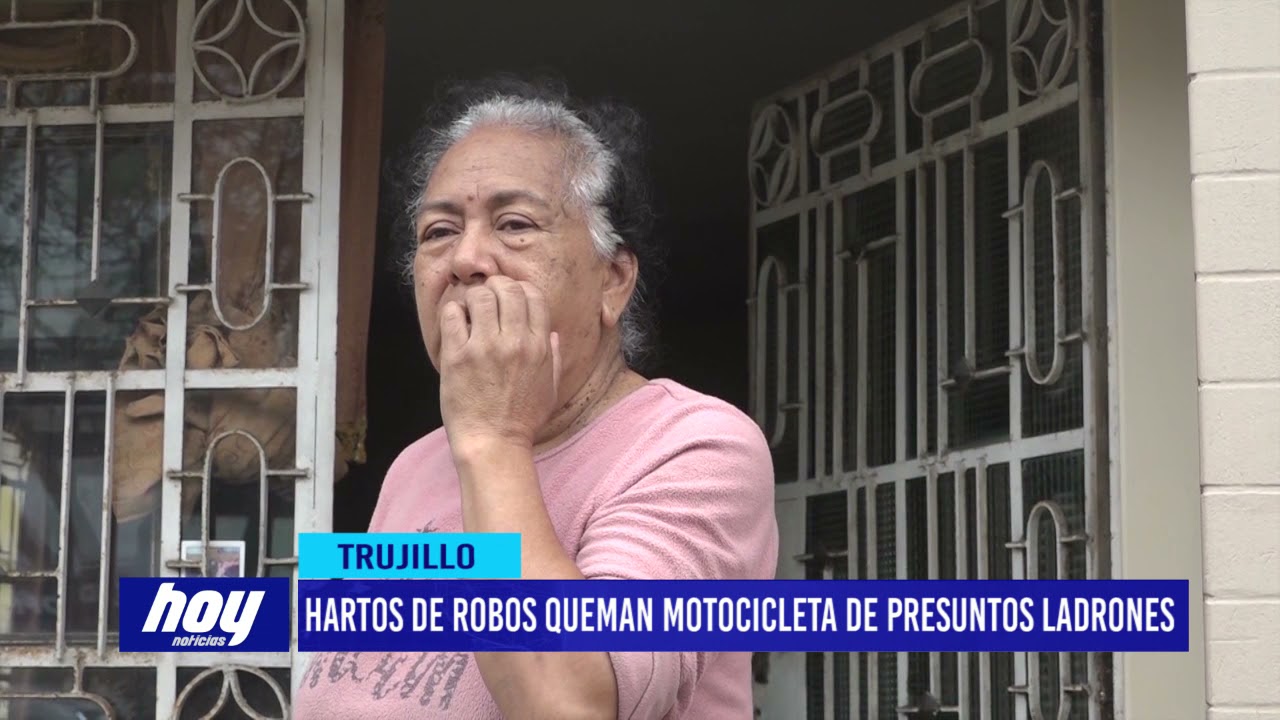 Hartos de robos queman motocicleta de presuntos ladrones
