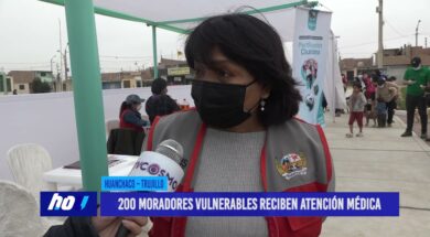 Huanchaco: 200 moradores vulnerables reciben atención médica