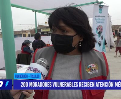 Huanchaco: 200 moradores vulnerables reciben atención médica