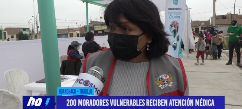 Huanchaco: 200 moradores vulnerables reciben atención médica