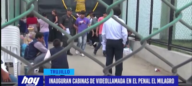 Inauguran cabinas de videollamada en el penal El Milagro