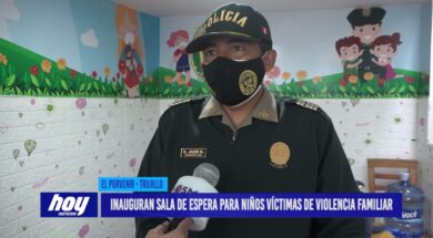 Inauguran en comisaría sala de espera para niños víctimas de violencia familiar