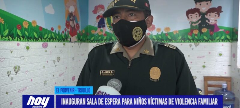Inauguran en comisaría sala de espera para niños víctimas de violencia familiar