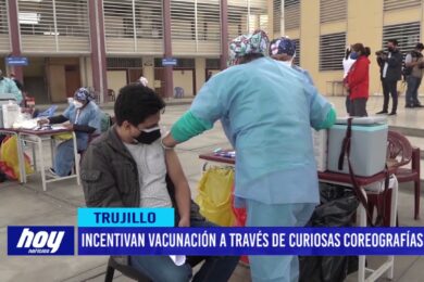 Incentivan vacunación a través de curiosas coreografías