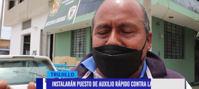 Instalarán puesto de auxilio rápido contra la inseguridad