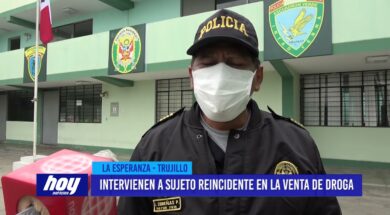 Intervienen a sujeto reincidente en la venta de droga