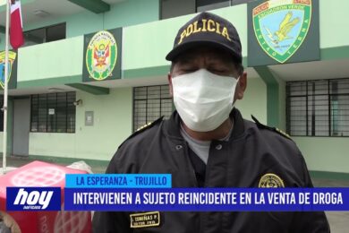 Intervienen a sujeto reincidente en la venta de droga
