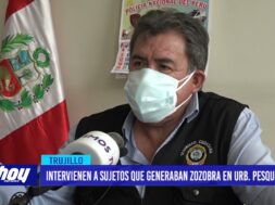 IRAM: Intervienen a sujetos que generaban zozobra en urbanización Pesqueda