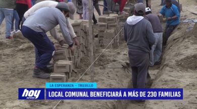 Local comunal beneficiará a más de 230 familias