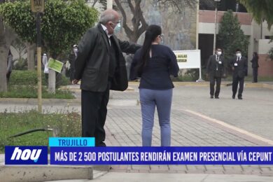 Más de 2500 postulantes rendirán examen presencial vía CEPUNT