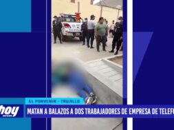 Matan a balazos a dos trabajadores de empresa de telefonía