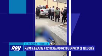 Matan a balazos a dos trabajadores de empresa de telefonía