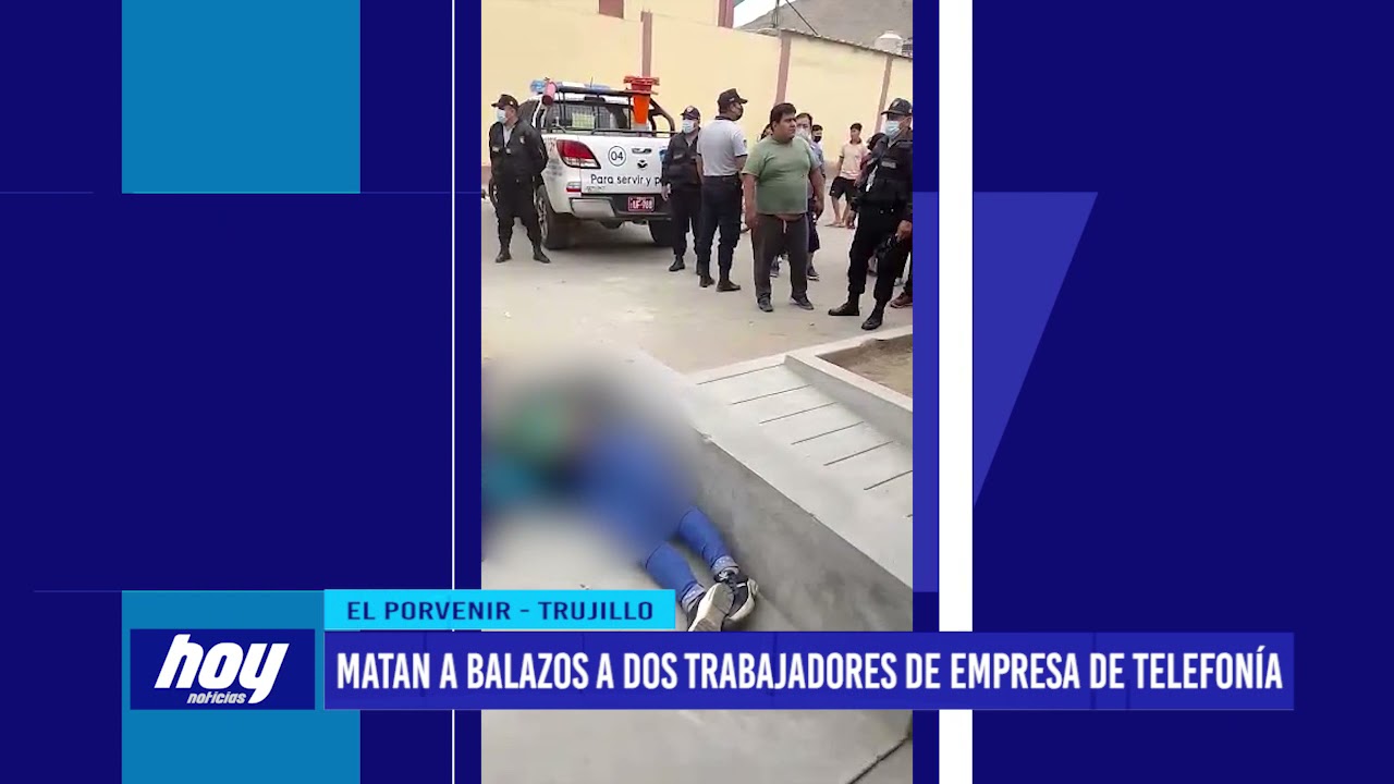 Matan a balazos a dos trabajadores de empresa de telefonía