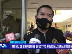 Móvil de crimen de efectivo policial sería pasional