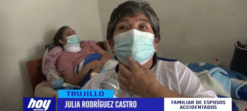 Pareja de esposos que sufrió accidente necesita ayuda