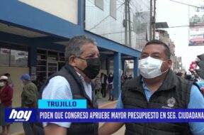 Piden que Congreso apruebe mayor presupuesto en seguridad ciudadana