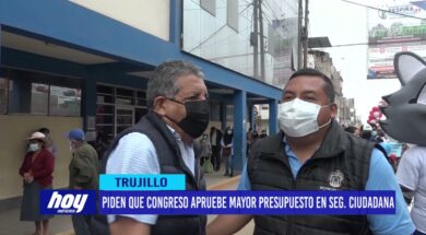 Piden que Congreso apruebe mayor presupuesto en seguridad ciudadana