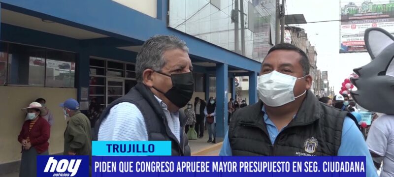 Piden que Congreso apruebe mayor presupuesto en seguridad ciudadana