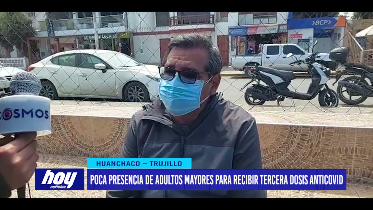 Poca presencia de adultos mayores para recibir tercera dosis anticovid