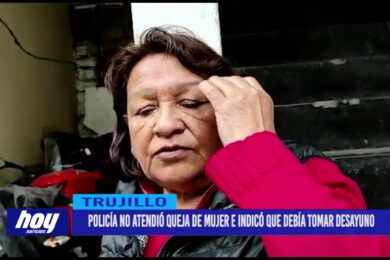 Policía no atendió queja de mujer e indicó que debía tomar desayuno