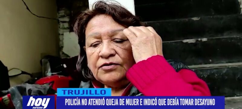 Policía no atendió queja de mujer e indicó que debía tomar desayuno