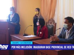 Por más inclusión: inauguran base provincial de red trans