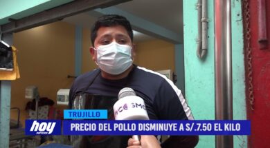 Precio del pollo disminuye a S/ 7.50 el kilo