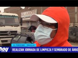 Realizan jornada de limpieza y sembrado de árboles