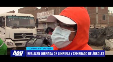Realizan jornada de limpieza y sembrado de árboles
