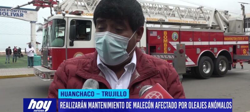 Realizarán mantenimiento de malecón afectado por oleajes anómalos