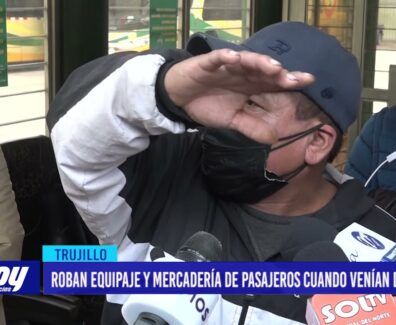 Roban equipaje y mercadería de pasajeros cuando venían de Lima