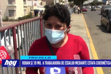 Roban S/.10 mil a trabajadora de EsSalud mediante estafa cibernética