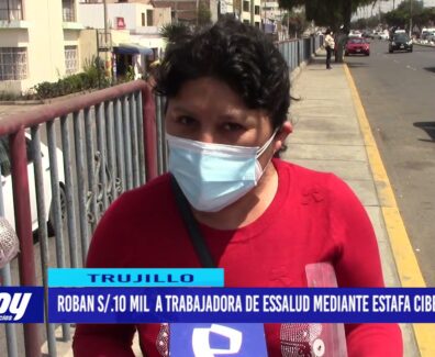 Roban S/.10 mil a trabajadora de EsSalud mediante estafa cibernética