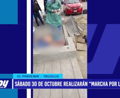 Sábado 30 de octubre realizarán “Marcha por la paz”