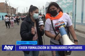 Salaverry: Exigen formalización de trabajadores portuarios