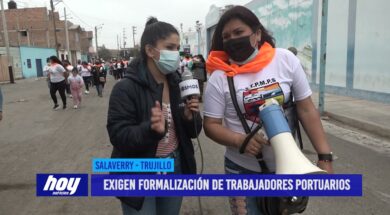 Salaverry: Exigen formalización de trabajadores portuarios