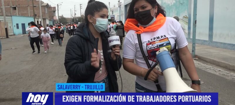 Salaverry: Exigen formalización de trabajadores portuarios