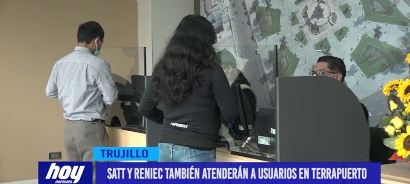 SATT y RENIEC también atenderán a usuarios en Terrapuerto