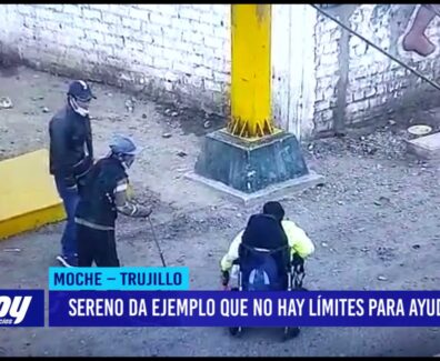 Sereno da ejemplo que no hay límites para ayudar