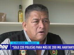 “Solo 220 policías para más de 200 mil habitantes”