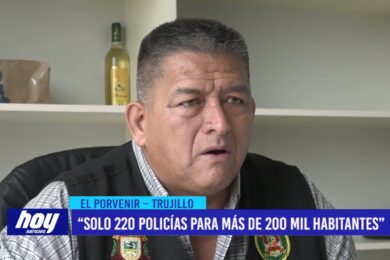“Solo 220 policías para más de 200 mil habitantes”