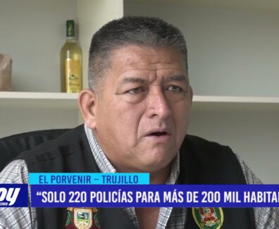 “Solo 220 policías para más de 200 mil habitantes”