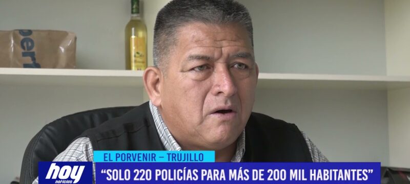 “Solo 220 policías para más de 200 mil habitantes”