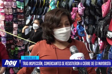 Tras inspección, comerciantes se resistieron a cierre de ex Mayorista