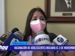Vacunación de adolescentes se daría entre el 2 y 3 de noviembre