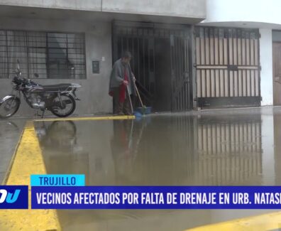 Vecinos afectados por falta de drenaje en urbanización Natasha Alta