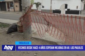 Vecinos desde hace cuatro años esperan mejoras en avenida Los Paujiles