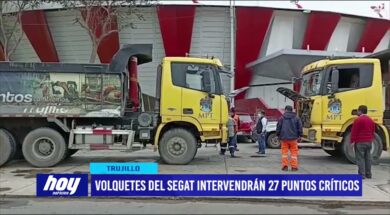 Volquetes del SEGAT intervendrán 27 puntos críticos